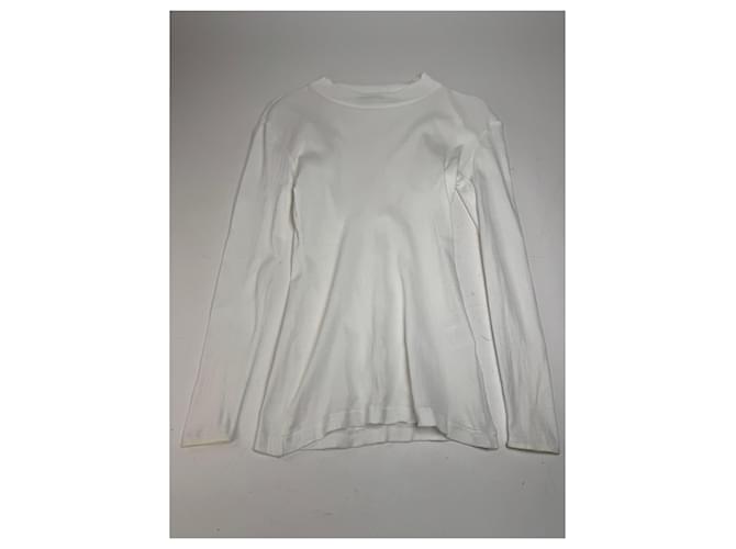 Vintage Issey Miyake Baumwollpullover Weiß - Ansicht 5