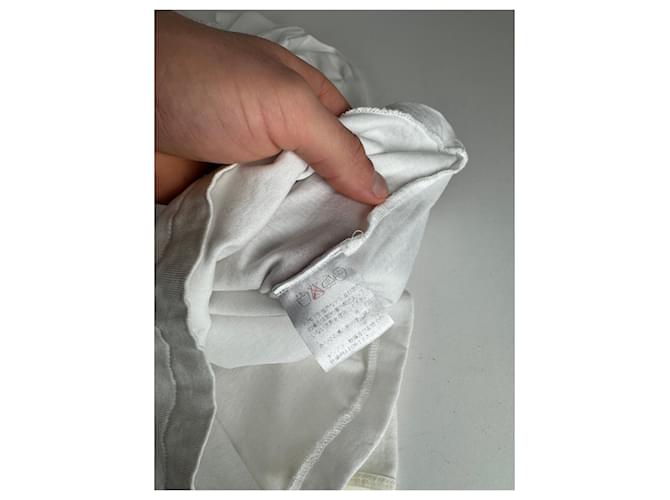 Vintage Issey Miyake Baumwollpullover Weiß - Ansicht 9