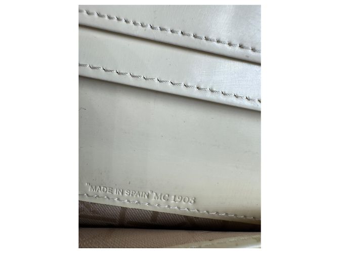 Vintage Dior Patent Leather Wallet White - view 6