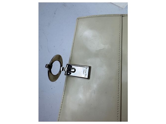 Vintage Dior Patent Leather Wallet White - view 7