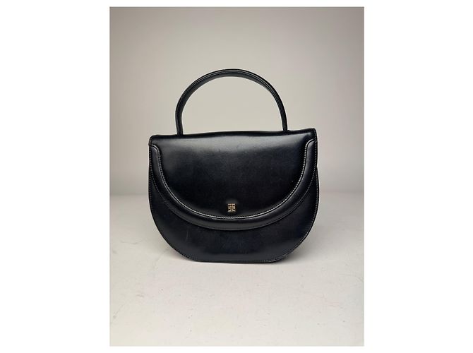 Vintage Givenchy Ledertasche schwarz - Ansicht 12