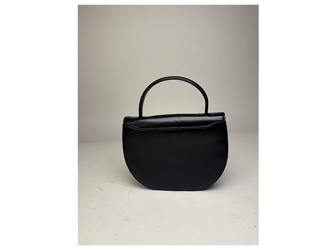 Vintage Givenchy Ledertasche schwarz - Ansicht 13