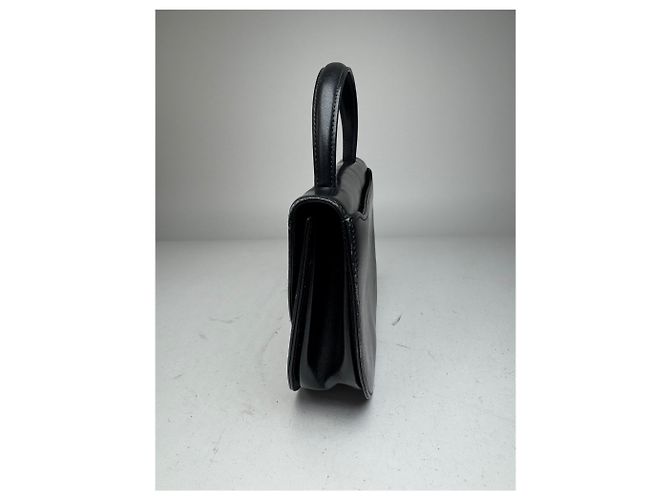 Vintage Givenchy Ledertasche schwarz - Ansicht 5