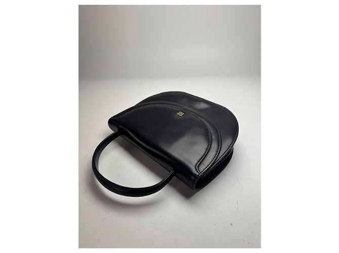 Vintage Givenchy Ledertasche schwarz - Ansicht 6