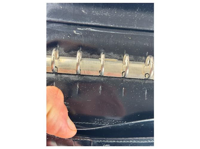 Portacarte organizer monogramma Gucci vintage nero - vista 7