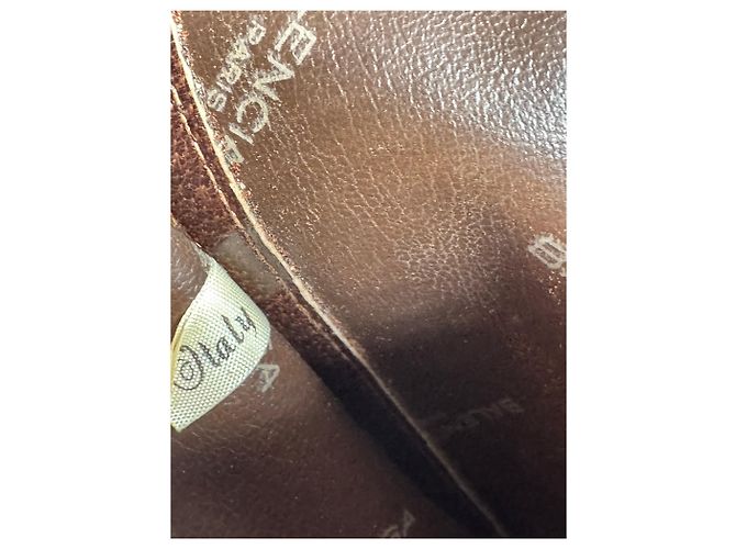 Clutch Mini in Pelle Monogramma BB Vintage Balenciaga Marrone - vista 6