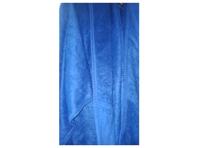 Autre Marque Capa de lana de alpaca azul real - vista 4