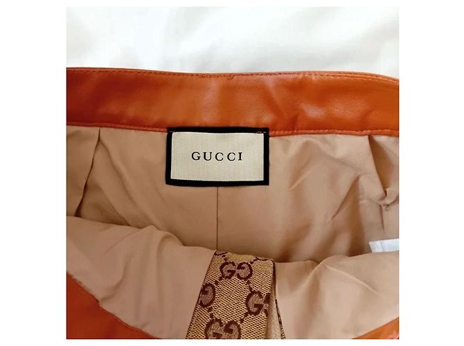 Gucci GG Monogramm Minirock Beige - Ansicht 3