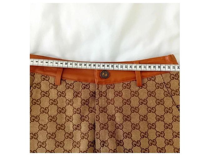 Gucci GG Monogramm Minirock Beige - Ansicht 5