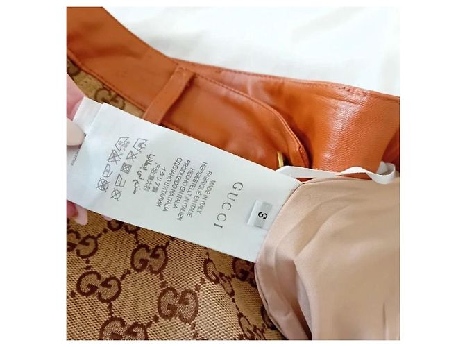 Gucci GG Monogramm Minirock Beige - Ansicht 7