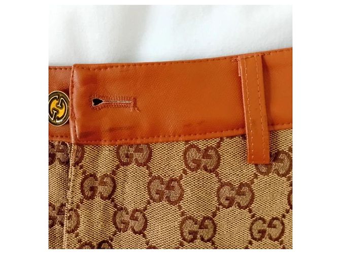 Gucci GG Monogramm Minirock Beige - Ansicht 8