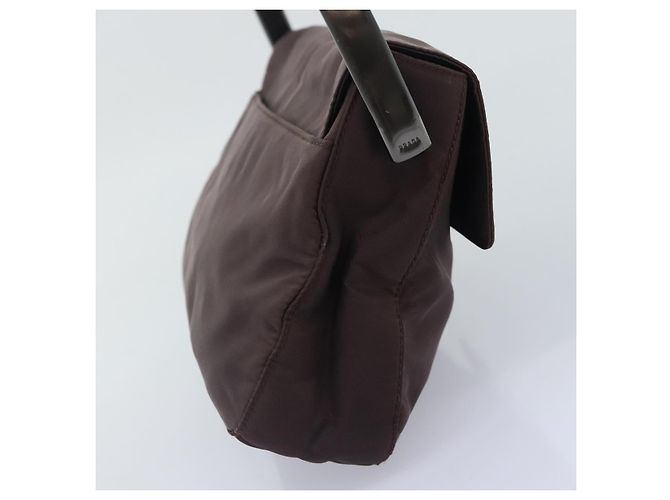 Vintage Handtasche Prada Tessuto Braun - Ansicht 3