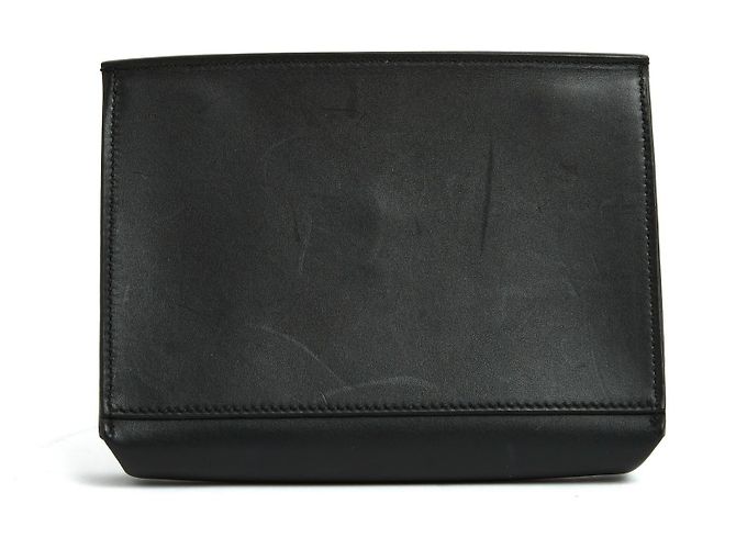 Clutch in Pelle Nera Céline Phoebe Philo Nero - vista 3