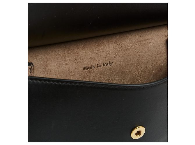 Clutch in Pelle Nera Céline Phoebe Philo Nero - vista 5
