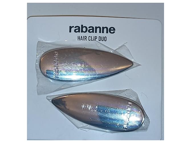 2 fermagli per capelli Paco Rabanne Argento - vista 2