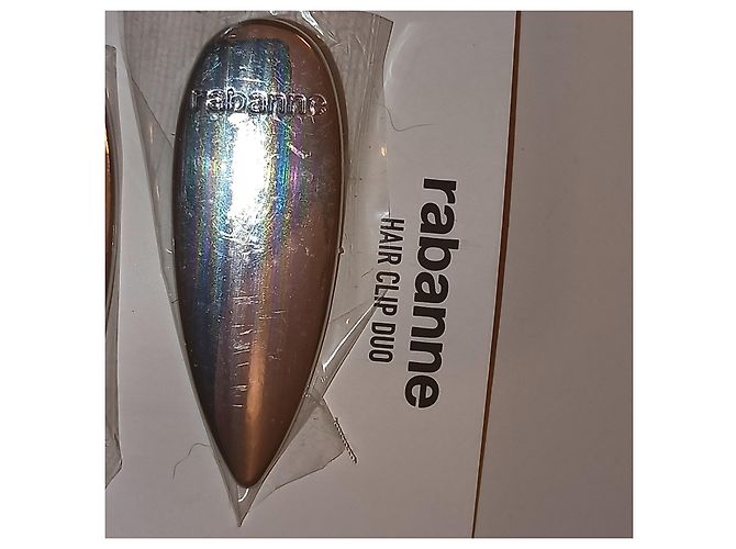 2 fermagli per capelli Paco Rabanne Argento - vista 3