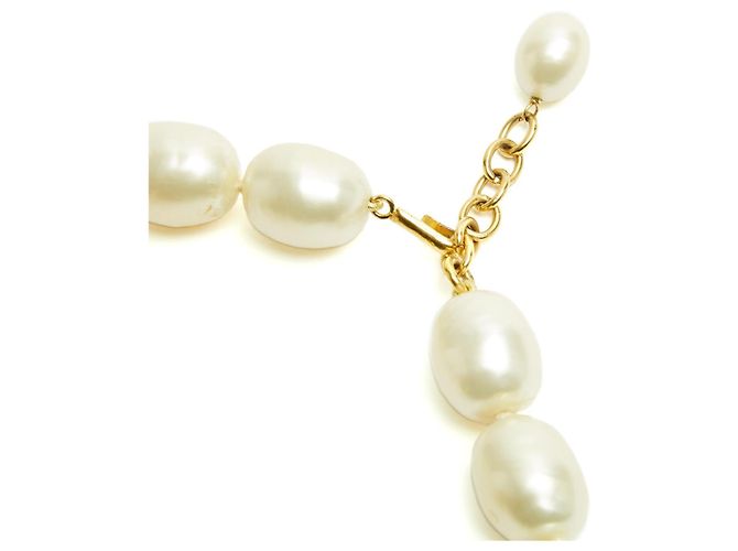 Collana Choker in Perle Fancy e Camelia Gripoix 1998 di Chanel D'oro - vista 4