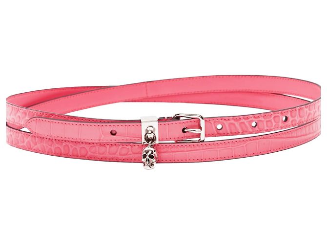 Alexander McQueen Doppel-Wickelgürtel Pink - Ansicht 2