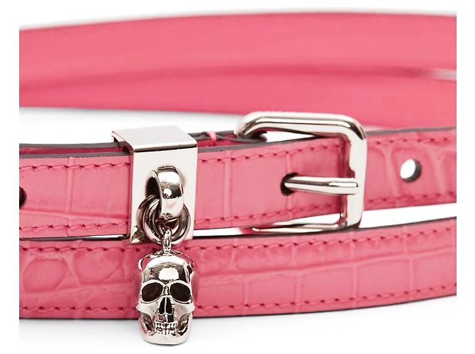 Alexander McQueen Doppel-Wickelgürtel Pink - Ansicht 4
