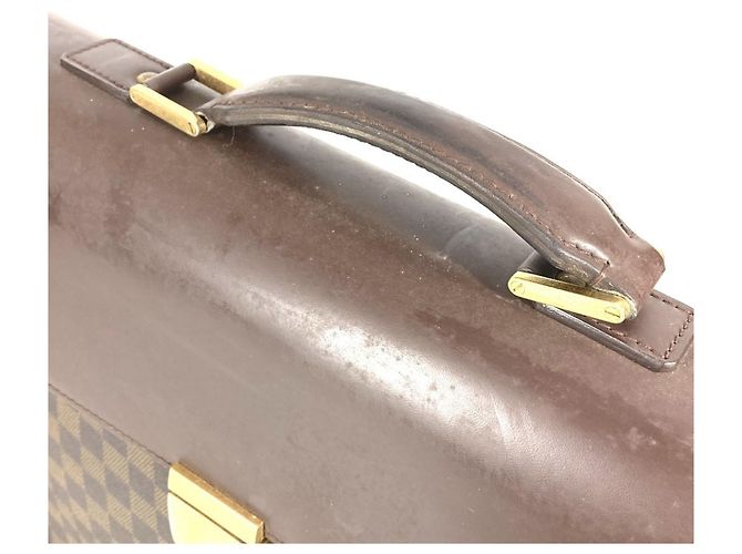 Borsa Louis Vuitton Damier Altona GM Marrone Damier ebene - vista 10