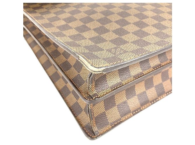 Borsa Louis Vuitton Damier Altona GM Marrone Damier ebene - vista 7