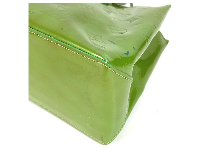 Borsa Tote Wilshire Boulevard in Monogram Vernis di Louis Vuitton Verde - vista 6