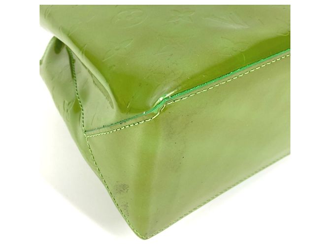 Borsa Tote Wilshire Boulevard in Monogram Vernis di Louis Vuitton Verde - vista 7