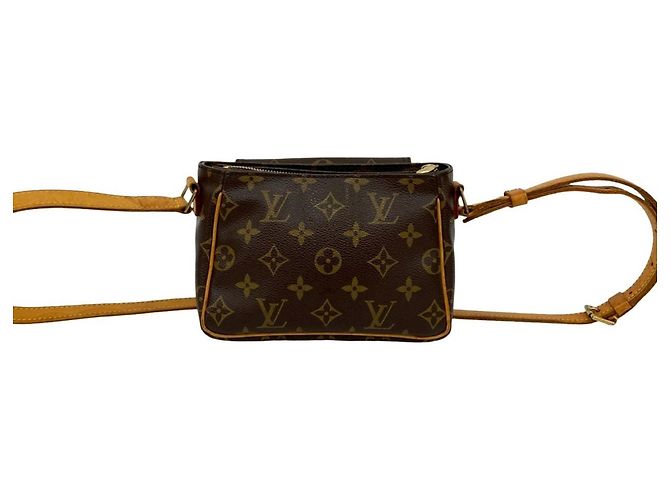 Borsa a spalla mini Viva Cite PM in pelle Monogram Louis Vuitton Marrone - vista 3