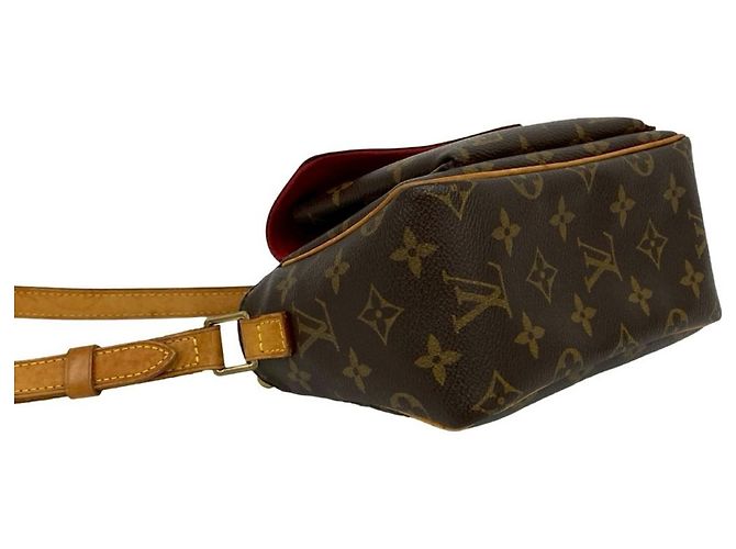 Borsa a spalla mini Viva Cite PM in pelle Monogram Louis Vuitton Marrone - vista 7