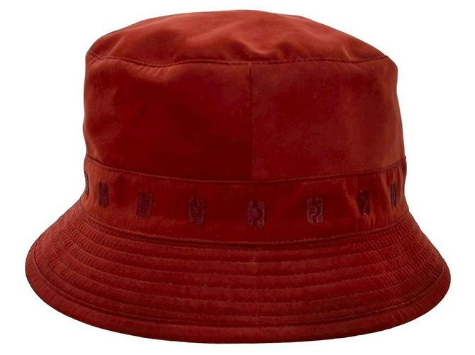 Roter Bucket Hat von Hermès - Ansicht 5