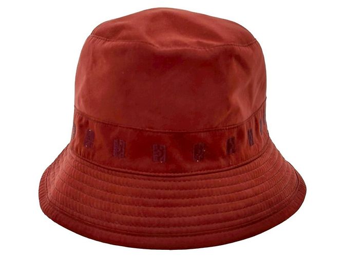 Roter Bucket Hat von Hermès - Ansicht 6
