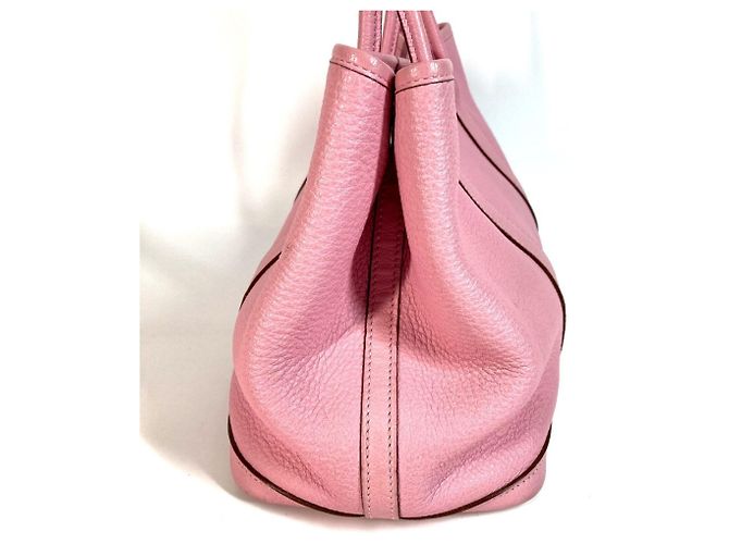 Borsa Tote Hermès Garden Party TPM in Negonda Rosa - vista 3
