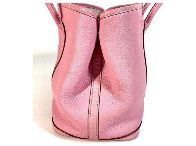 Borsa Tote Hermès Garden Party TPM in Negonda Rosa - vista 4