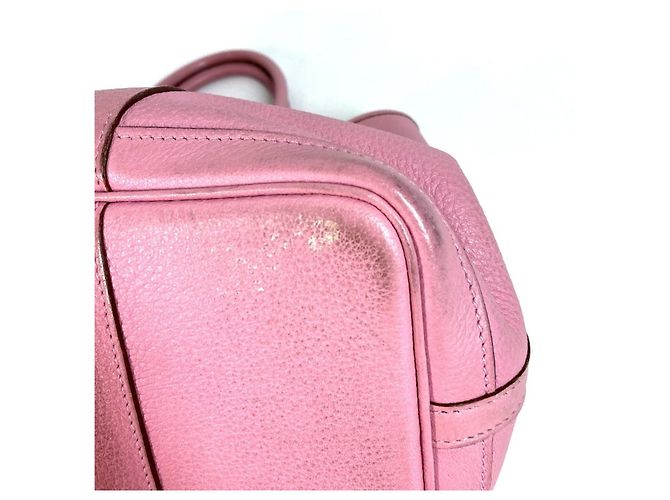 Borsa Tote Hermès Garden Party TPM in Negonda Rosa - vista 6