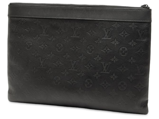 Pochette Discovery Monogram Shadow Nera Louis Vuitton Nero - vista 2