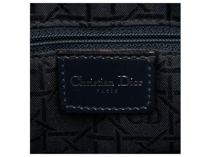 Dior Blau Große Denim Cannage Tasche mit Acrylgriffen Lady Dior Hellblau - Ansicht 5