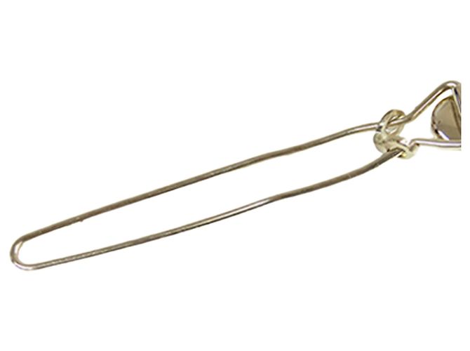 Barrette en perles dorées CC de Chanel - vue 9