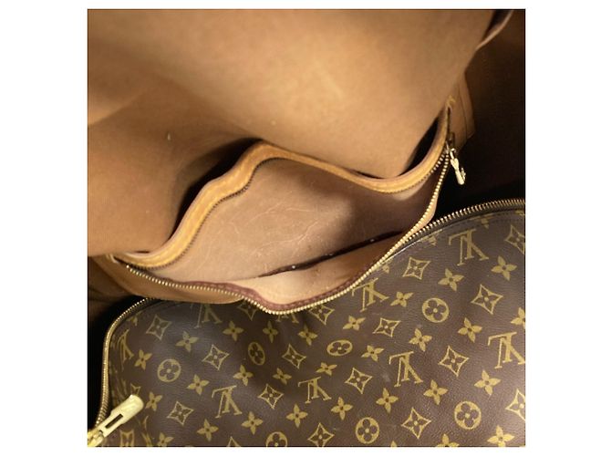 Louis Vuitton Monogram Sac Polochon 2-Wege Tasche Braun Monogramm - Ansicht 11