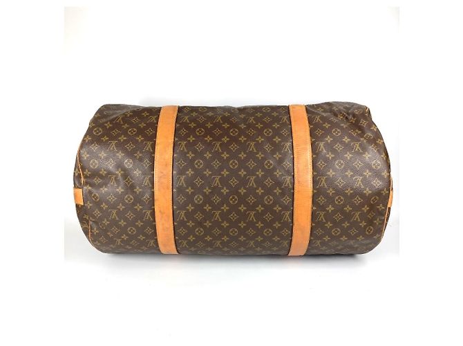 Louis Vuitton Monogram Sac Polochon 2-Wege Tasche Braun Monogramm - Ansicht 15