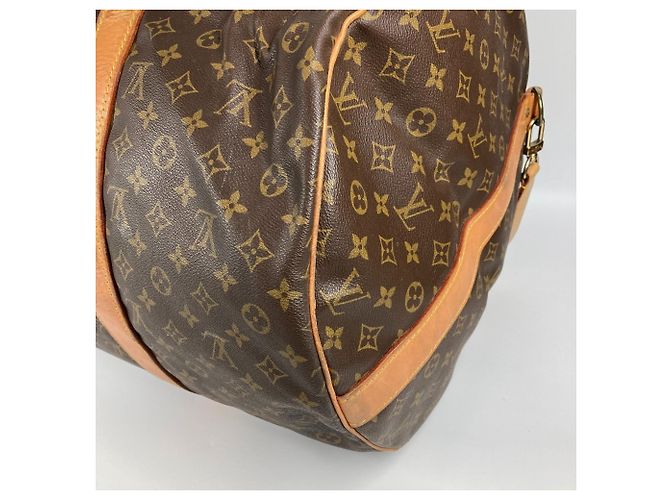 Louis Vuitton Monogram Sac Polochon 2-Wege Tasche Braun Monogramm - Ansicht 16