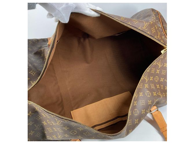Louis Vuitton Monogram Sac Polochon 2-Wege Tasche Braun Monogramm - Ansicht 6
