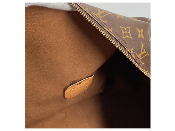 Louis Vuitton Monogram Sac Polochon 2-Wege Tasche Braun Monogramm - Ansicht 8