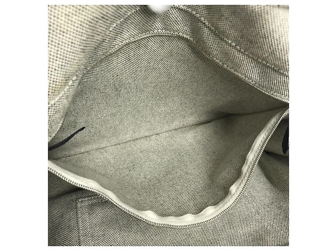 Borsa Tote Arne MM di Hermès Marrone Nero - vista 11