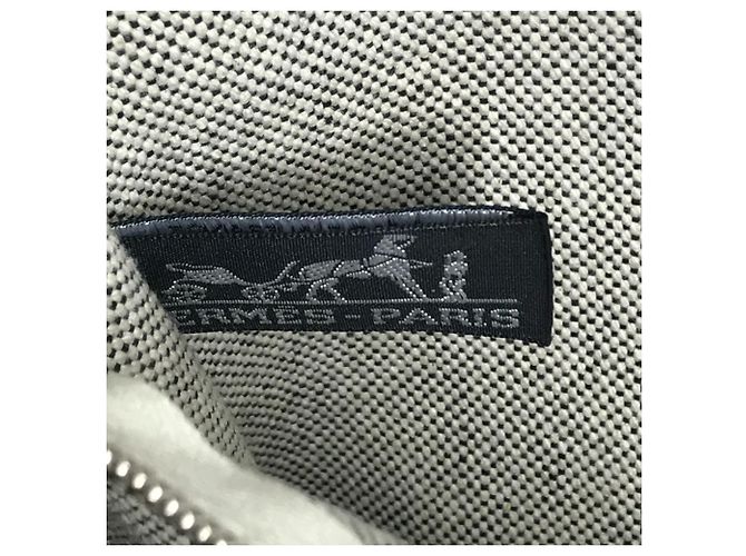 Borsa Tote Arne MM di Hermès Marrone Nero - vista 12