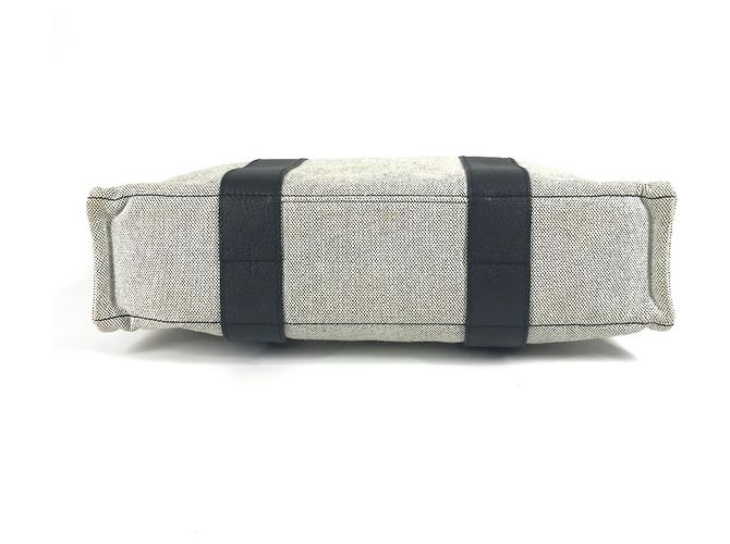 Borsa Tote Arne MM di Hermès Marrone Nero - vista 5
