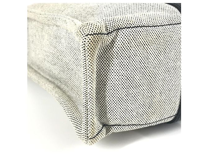 Borsa Tote Arne MM di Hermès Marrone Nero - vista 6