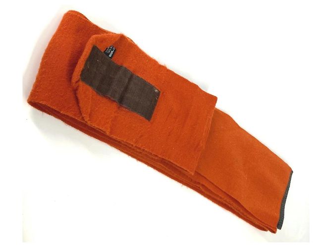 Enfaixamentos de pernas equestres Hermès Laranja - vista 6