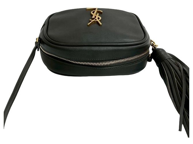 Bolso de hombro mini de cuero marrón Yves Saint Laurent Castaño - vista 4