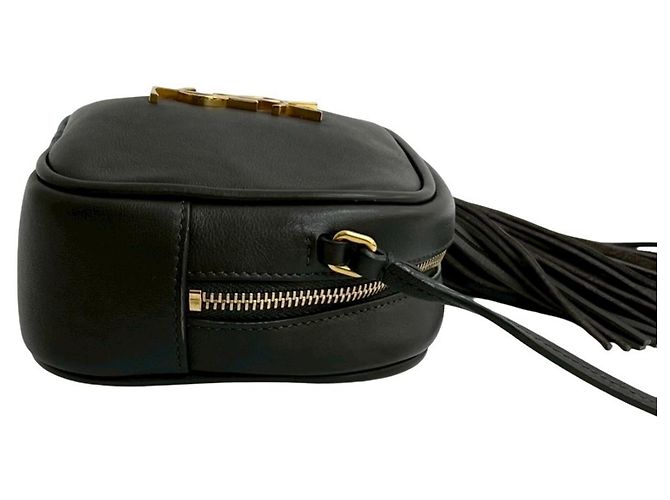 Bolso de hombro mini de cuero marrón Yves Saint Laurent Castaño - vista 6