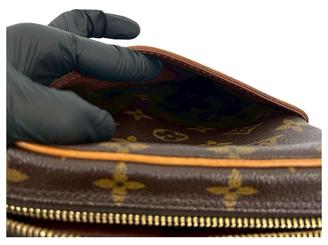 Borsa a spalla mini Danube in pelle Monogram Louis Vuitton Marrone - vista 10